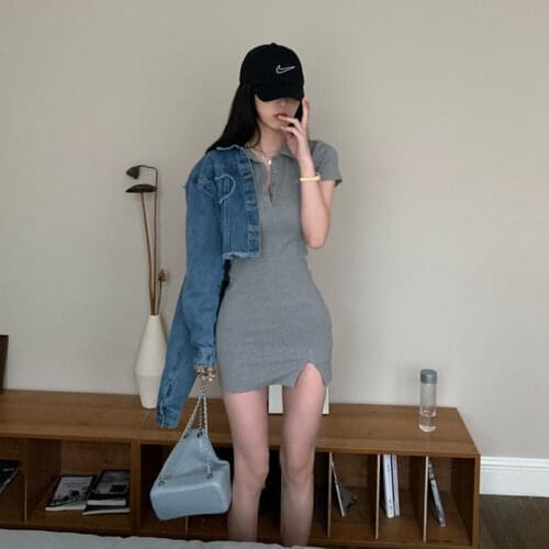 Zsxcaaan Solid Summer Dresses