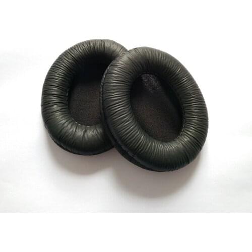 1Pair black Leather headphones earpads cushioned Ear pads for HD202 HD212 HD437 HD447 HD457 HD497 headphones