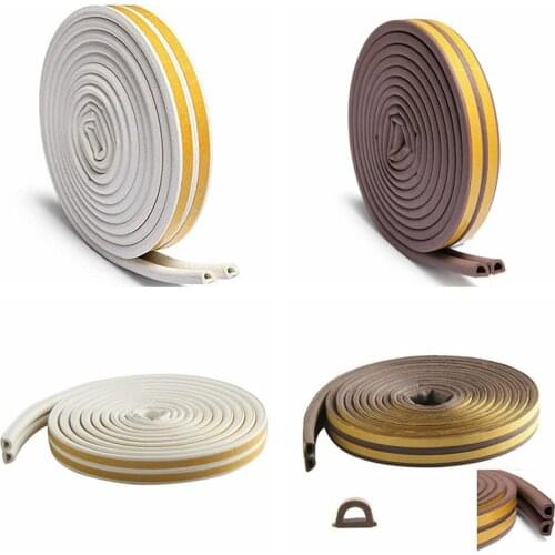 10M Type DIEP Self Adhesive Door Sealing Strips Self Adhesive Window Soundproofing Waterproof Dustproof Sound Insulation Tools