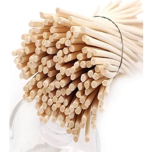 1000pcs 24cm X 3mm Nature Rattan Reed Diffuser Sticks Home Fragrance Replacement Refill Rattan Sticks for Home Decoration