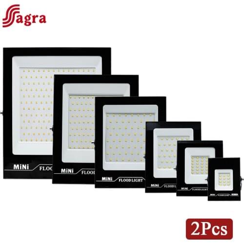 2pcs/lot Led Flood Light AC 220V 10W 20W 30W 50W 100W 150W Outdoor Floodlight Spotlight IP67 Waterproof LED Street Lamp Lighting