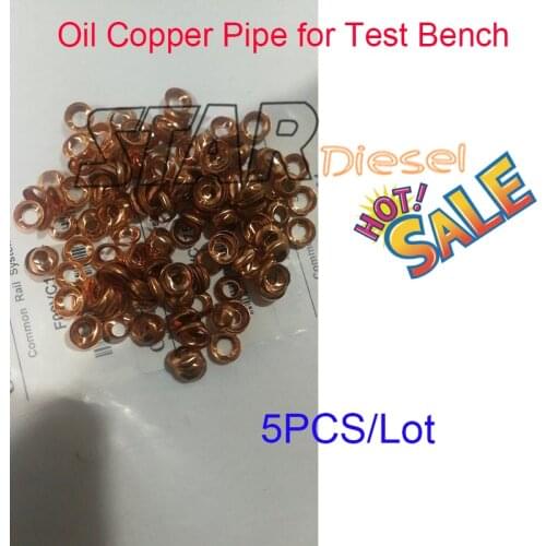 S0908 Star Diesel Oil inlet copper gasket Copper Pipe 5PCS for Test Bench Test Tube