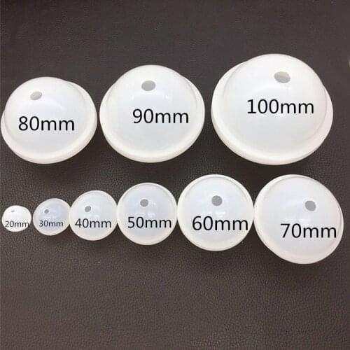 8 Sizes Silicone Round Ball Silicone Mold Resin Pendant Mold For Epoxy Resin 3D Jewelry Making DIY Crafts