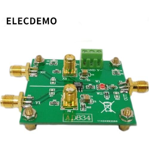 AD834 Four Quadrant Multiplier Module Signal Conditioning Power Control Double Frequency Multiplier 500MHz