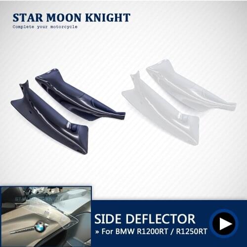 Motorcycle Windshield Side Deflector Wind Deflector Upper Deflectors Knee pads Fit For BMW R1200RT R1250RT R 1250 RT 2014 - 2021