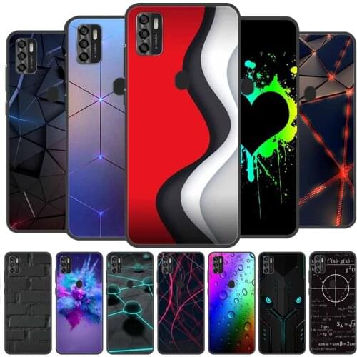 For Blade A7s 2020 ZTE Case Silicone Black TPU Bumper Phone Case For ZTE Blade A7S A7 2020 Cartoon Coque Cool Leopard Gel Case