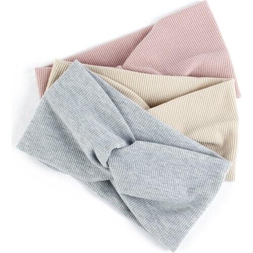 Baby Turban Twisted Knot Autumn Winter Newborn Kids Girl Hat Elastic Children Headbands Hairband For Girls Baby Hair Accessories