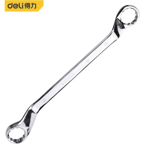 Deli Mirror Double Box Wrench 32x36mmHandle Snap Ring Hand Wire stripper Nippers Multipurpose kits electric tools multi-function