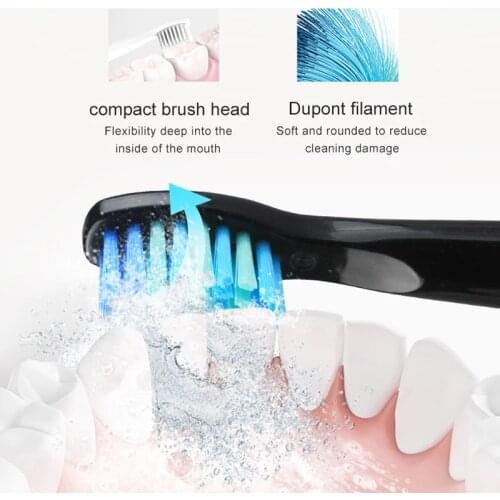 Electric Toothbrush Rechargeable for Adult with Timer Care Your Teeth Like Dentist USB Charging Teeth Whitening with 4 Modes 551