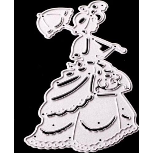 European women DIY Metal Cutting Dies Stencils Scrapbooking Embossing For Card DIY Gift Craft Tool Photo Album Decor Die Cut