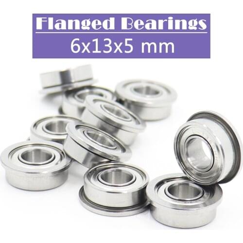 F686ZZ Bearing ABEC-5 (10PCS) 6*13*5 mm Flanged F686Z Ball Bearings F686 ZZ F618/6ZZ