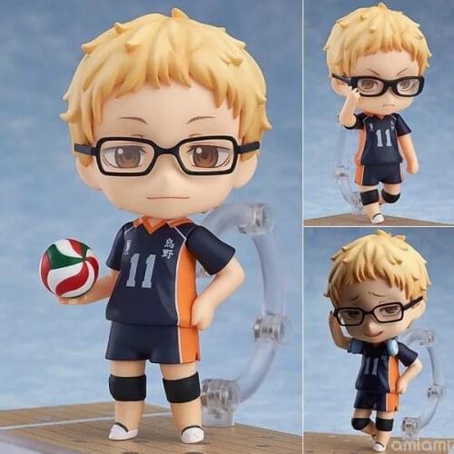 Haikyuu!! 616# Kei Tsukishima 789# Ushijima Wakatoshi Anime Action Figure Q Ver. Collectible Model Kid Cute Toys Brinquedos Gift