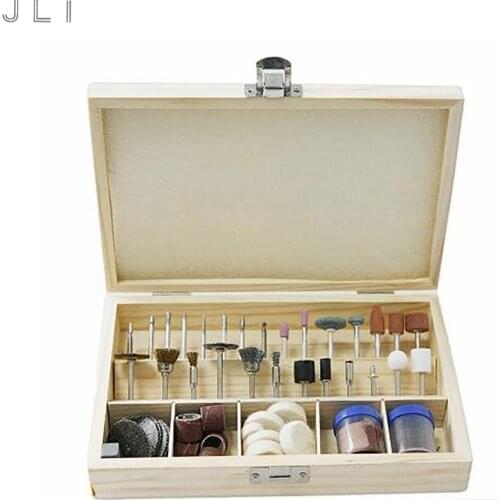 JLI 90pcs 1/8" Rotary Accessory Dremel Bit Grinding Polishing Cutter Tool Set in Box
