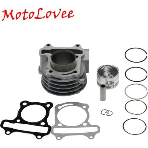 Motolovee GY6 39mm 44mm 47mm 50mm Big Bore Kit Cylinder Piston Ring Set for Scooter Moped 139QMB GY6 50 60 80 100 cc