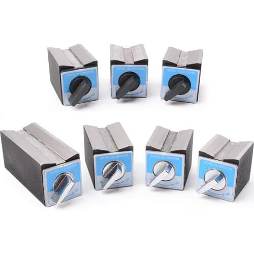 6T 8T 10T 12T 7k V Type Dial Indicator Stand Base Magnet Seat Table Wire Cutting Power Switch Magnetic Table Base