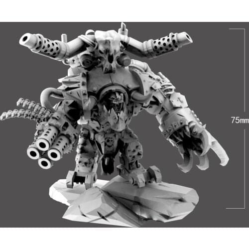 75mm Resin Model Kits Skeleton Hell Disintegrators Figure Unpainted No Color