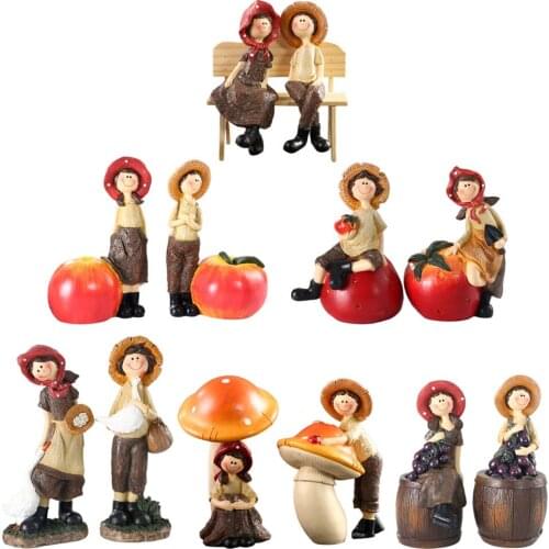 Desktop Ornament Cute Wedding Gifts Christmas Birthday Statue for Couple Home Office