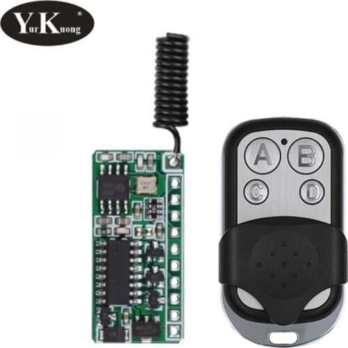 LOW Level Signal Decoding Receiver Module 4CH TTL Remote Control Manual Wireless Remote Control 3.7v 4.2v 5v 6v 9v 12v RF RX TX