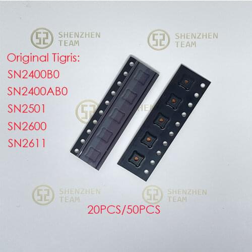 SZteam NEW ORIGINAL SN2501A1 SN2501 SN2400B0 SN2400AB0 SN2600 SN2611 TIGRIS charger ic chip for iphone 6 8 8P X 11 12