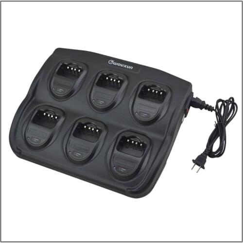Original Wouxun 6 Way Rapid Charger Six way Multi-charger Universal Rapid for Wouxun KG-816/818/819/869/889/UV899