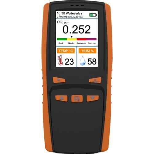 Ozone analyzer O3 Ozone gas detector intelligent sensor ozone meter for air handheld portable measurement