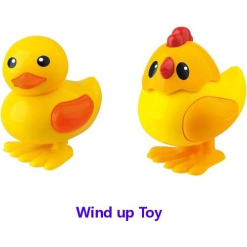 Plastic Wind Up Duck Chick Animal Mini Classic Mechanical Clockwork Toy Baby Funny Kids Toys for Children Boys 2019 Dropshipping