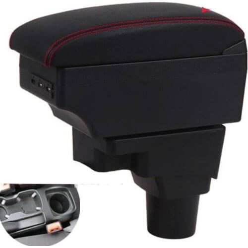 For AVEO Sonic armrest box central Store content Storage box USB interface 2004-2016