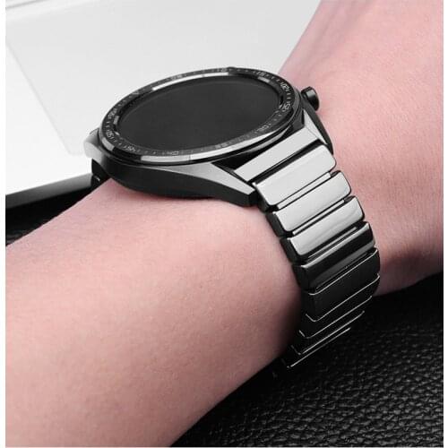 Ceramic Watch Strap For Huawei Watch GT 2 46mm 42mm Pro Band For Samsung Galaxy Watch 3 41mm 45mm Active 2 Galaxy 46mm 42mm