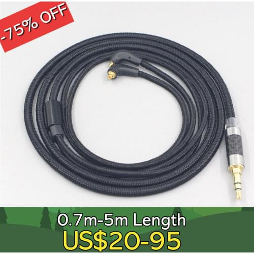 2.5mm 4.4mm Super Soft Headphone Nylon OFC Cable For Etymotic ER4SR ER4XR ER3XR ER3SE ER2XR ER2SE LN007512