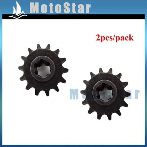 T8F 14 Tooth Front Clutch Drum Gear Box Pinion Chain Sprocket Gear For Chinese Mini Dirt Bike Mini Moto