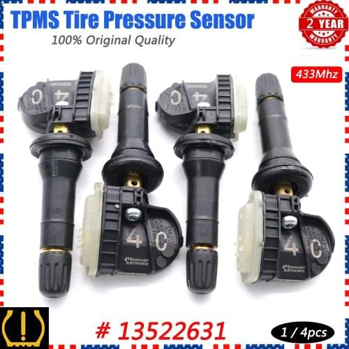 Xuan TPMS Tire Pressure Monitor Sensor 13522631 for Buick Enclave LaCrosse Cadillac CT6 GMC Sierra Chevrolet Silverado Malibu