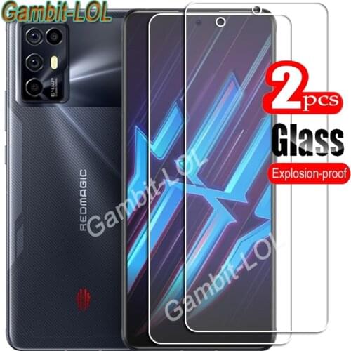For ZTE Nubia Red Magic 6R Tempered Glass Protective ON RedMagic 6R 6.67Inch Screen Protector Phone Cover Film