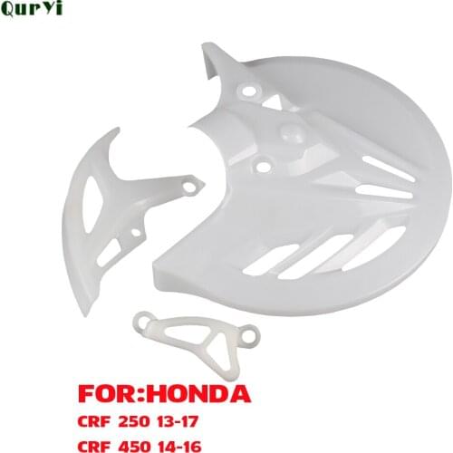 Front and rear Brake Disc Rotor Guard Cover Protector Protection for 270mm brake disc CRF450 450 13-15 CRF250 14-15