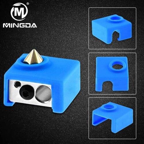 MK7/MK8/MK9/MK10 Silicone Sock Silicone Sleeve Heater Block Cover Case Protector Case 3D Printer Parts For Ender 3 Pro CR-10