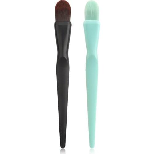 1pc Multi-functional Makeup Brush Fiber Bristles Abs Brush Handle Liquid Foundation Brush Mask Brush T0224