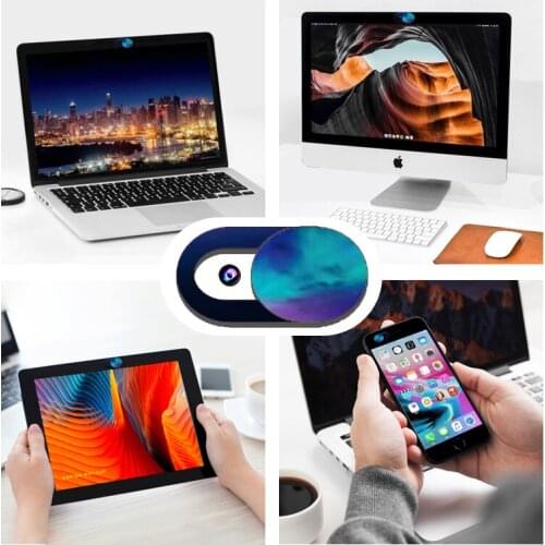 1PCS Starry Sky Pattern WebCam Camera Cover Laptop Stickers for Laptops Macbook Phone Privacy Protection Shutter Slider Sticke