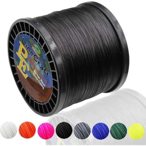 16 Strands Braided Fishing Line 1000m 8 Colors Super Strong Japan Multifilament Fishing Line 60LB-310LB for Sturgeon Fishing
