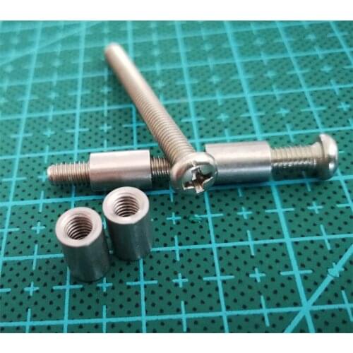 20pcs /lot Stainless Steel 5/16 inch (8mm) Loveless Bolts Knife Making Fastene