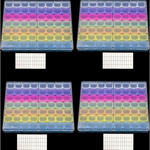 224/56/8 pcs 5d DIY Diamond Embroidery Accessories Storage Box Beads Container Diamond Painting Tool Convenience Box New Arrival