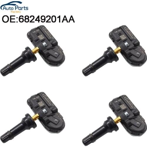 4 PCS Tire Pressure Sensor Fits For Jeep Cherokee Ram Series 14-18 68249201AA