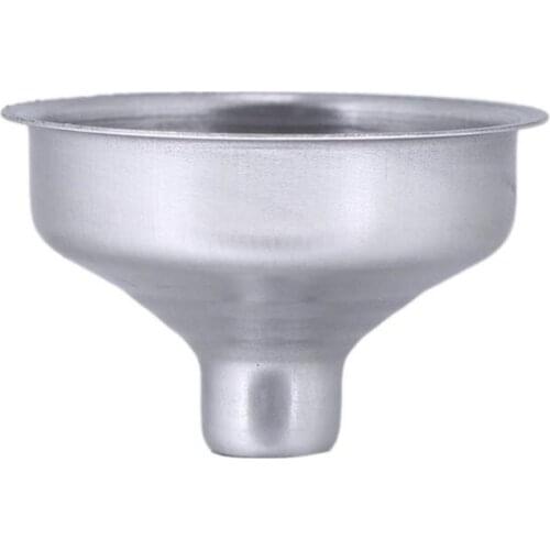 5 Pcs Portable Stainless Steel Funnel Kitchen Funnel Hip Flask Flagon Set Kitchen Tool for Transferring Liquids