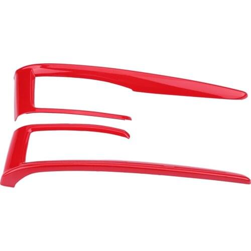 Car Central Control Panel Gear Shift Cover Trim For Honda Civic 10th 16-18 Red Gear Interior Shift Frame Double-Sided