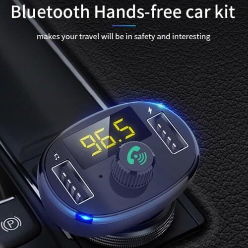 BT23 Wireless Bluetooth Handsfree Car FM Transmitter MP3 Player Dual USB Charger Automobile Electric Accessories