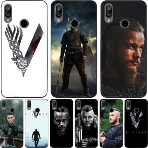 Vikings Ragnar Lothbrok Black Silicone Phone Case For Redmi 7 8 9 A K20 30 Pro Note 8 9 Pro 9s 10