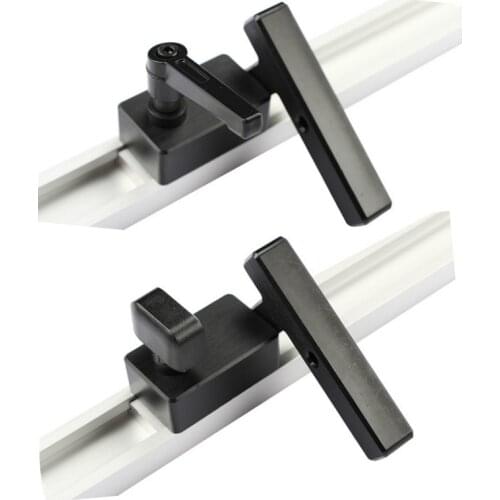 Woodworking Miter Track Stop for T-Slot T-Tracks Wood Working Tools for Router Table Bandsaws