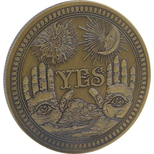 Exclusive Colors Yes/No Prediction Decision Coin Hobo Nickel USA Morgan Dollar Coin