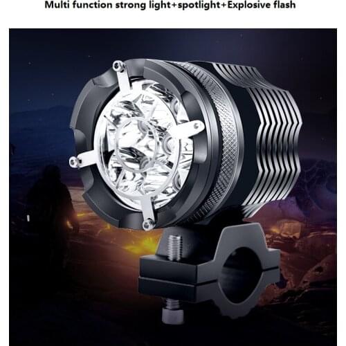 60W Motorcycle headlights auxiliary lamp led motorbike spotlight accessories 12V Moto spot head lights