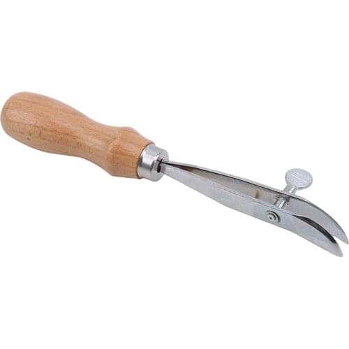 Silvery Leather Edger Carving Tool Stamping Hand-made Carving Tool Professional Scribe For Diy Craft Tool