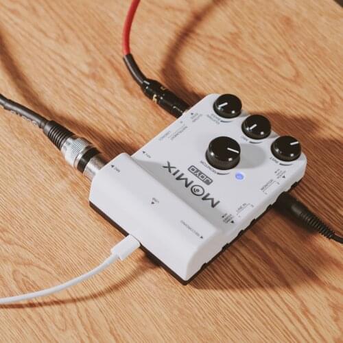 JOYO MOMIX Mobile USB Live Sound Card for Recording Singing Live Streaming for Microphone Guitar Keyboard Electronic Drum Amp