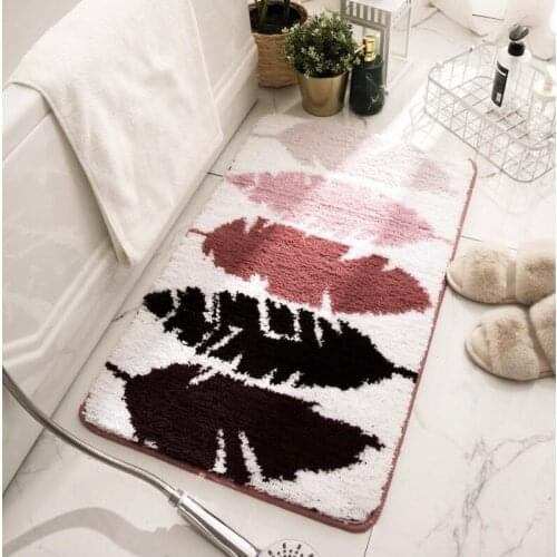 Lovely Bathroom Carpet Anti-slip Bath Rug Outdoor Shower Room Rugs Mats Chenille Bedroom Floor Mat Toilet Door Mat Y1